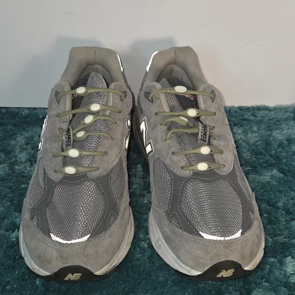 New Balance 990 Womens Gray and White Athletic Shoes Size 9.5 - Picture 6 of 11